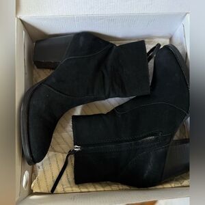 Aldo Crisson Black Suede Ankle Boots 39